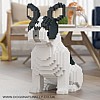 French Bulldog Lego Kit Black & White (Sat)